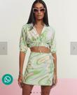 Cropped abstract verde