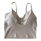 Cropped Alça Fina Detalhe Decote Plus Size