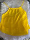 Cropped amarelo