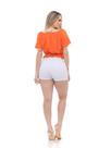 Cropped Blusa Feminina Ciganinha Ombro A Ombro Ref. 15652