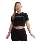 Cropped Blusa Feminina Estampado Camiseta Fitness Academia