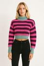 Cropped blusinha de tricot la modinha feminina