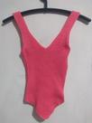 Cropped blusinha feminino rosa de tricot - Tamanho P/M