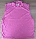 Cropped c/gola canelado tam. g rosa