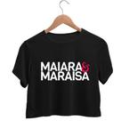 Cropped Camiseta Maiara e Maraisa Sertanejo Blusinha Feminina Cropped Camiseta Maiara e Maraisa Sertanejo Blusinha Feminina