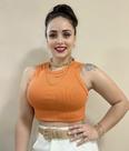 Cropped Canelado Nude Cropped Canelado Nude