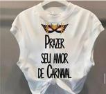 Cropped carnaval prazer seu amor de carnaval