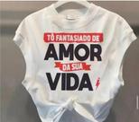 Cropped carnaval to fantasiado de amor da sua vida