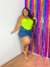 Cropped Corselet Plus Size