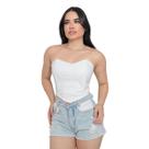CROPPED CORSELLET CORAÇÃO EM material sintético Blusa Feminina Moda Blogueirinha Envio Rapido CROPPED CORSELLET CORAÇÃO EM material sintético Blusa Feminina Moda Blogueirinha Envio Rapido
