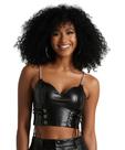 Cropped Corset Alsacia Feminino Com Bojo Cyberpunk Espartilho Tendência Blogueira