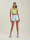 Cropped corset de fake leather Cropped corset de fake leather