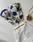 Cropped Corset Estampado com Renda Sabrina Ref. 1859