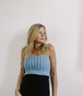 Cropped Dandara Azul claro