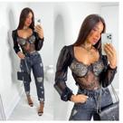 Cropped de Tule
