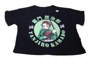 Cropped Demon Slayer Tanjiro Baby Look Blusinha Feminina SF382