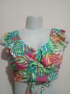 Cropped Estampado com Bojo