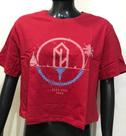 Cropped Fem. Stay Pena, Cor. Vermelho TAM. M Ref. 590131