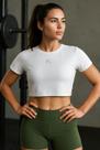Cropped feminino branco