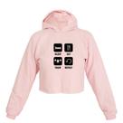 Cropped Feminino Moletom Sleep Eat Train Repeat Capuz Estilo Cropped Feminino Moletom Sleep Eat Train Repeat Capuz Estilo