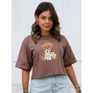 Cropped Feminino Oversized Be Happy Cropped Feminino Oversized Be Happy
