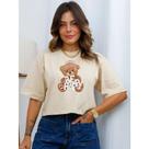 Cropped Feminino Oversized Be Happy Cropped Feminino Oversized Be Happy