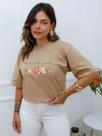 Cropped Feminino Oversized Floresça onde Deus te plantar - D22
