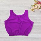 Cropped Feminino Plus Size Elastico na Cintura e detalhe V 0322