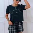 Cropped Feminino Preto Beverly Hills Cropped Feminino Preto Beverly Hills