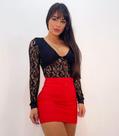Cropped feminino rendado