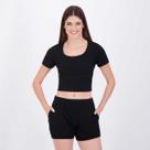 Cropped Fila Rib Feminina Preto