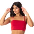 Cropped Fitness Feminino Faixa Alcinha Top De Academia Casual Básico Treino Sem Bojo