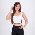 Cropped Flamengo Cintilar Feminina Branca