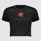Cropped Flamengo Logo Feminino Preto