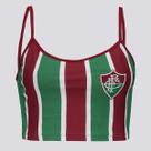 Cropped Fluminense Campo Feminino Verde e Vinho