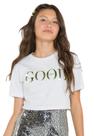 Cropped Glow Meia Malha Branco LLiccie