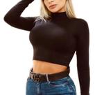 cropped gola alta