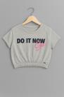 Cropped Infantil Cinza DO IT NOW Go Elian Beats