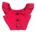 Cropped infantil tam m