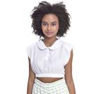 Cropped Juvenil Feminino Amofany Com Gola Boneca