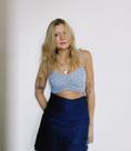 Cropped Kate azul e lilás