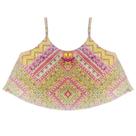 Cropped Look Jeans c/ Alcinha Estampado - PINK - 22