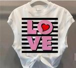 Cropped love rosa