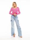 Cropped Manga Longa Feminino Moda Gringa