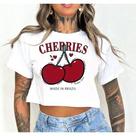 Cropped manguinha made in brasil