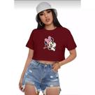 Cropped Mi-niie Mouse Desenho Dis-ney Mic-key trend Tendência Verão Moda Blogueira Envio Rápido