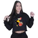 Cropped Moletom Feminino Corvo Jubileu Pipoca Cropped Moletom Feminino Corvo Jubileu Pipoca