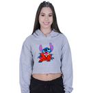 Cropped Moletom Feminino Lilo Stitch Alien Cropped Moletom Feminino Lilo Stitch Alien