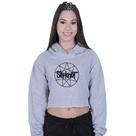 Cropped Moletom Feminino Slipknot World Rock Banda
