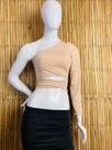 Cropped Mula Manca Manga Longa Transpassado Para Aulas Dança do Ventre - Envio Imediato RMA-72